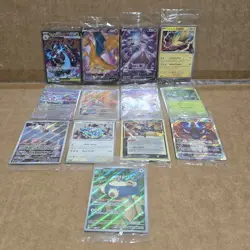 Phantasmal Flames UPC Mega Charizard X Ex PROMO CARD + 12 PROMO CARDS SEALED PKS - Image 1