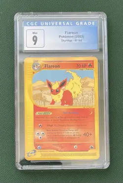 Flareon 8/144 CGC 9 Skyridge Non Holo Rare Pokemon Card - Image 1
