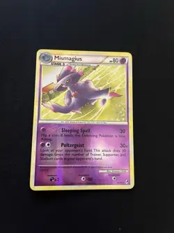 Mismagius 028/095 LP Reverse Holo Rare Pokemon Cards Vintage - Image 1