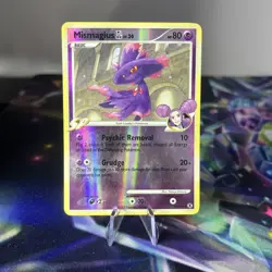Pokemon Card Mismagius 10/111 Rising Rivals Reverse Holo Rare LP - Image 1