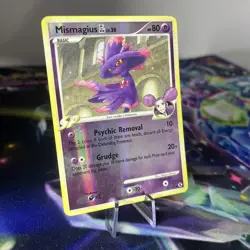 Pokemon Card Mismagius 10/111 Rising Rivals Reverse Holo Rare LP - Image 2