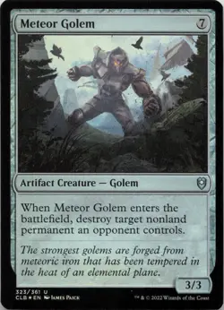 Meteor Golem - FOIL - U Commander Legends: Battle for Baldur's Gate 323 - MTG - Image 1