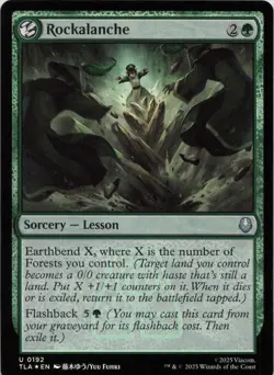 Rockalanche - FOIL - U Avatar: The Last Airbender 192 - MTG - Image 1