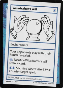Wisedrafter's Will S Mystery Booster 2 Playtest Cards 165 LP - Image 1