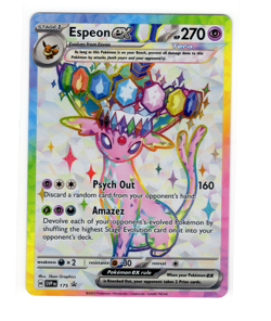 Pokemon TCG Espeon ex SVP 175 Black Star Promo (Prismatic Evolutions) - NM - Image 1