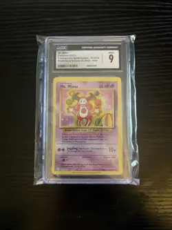 Mr. Mime 013/034 Blastoise & Suicune ex Deck 2023 CGC 9 Mint Holo Pokemon TCG - Image 1