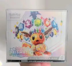Pokemon TCG Prismatic Evolutions ETB Sealed with plastic case - Image 1