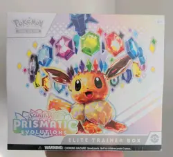 Pokemon TCG Prismatic Evolutions ETB Sealed with plastic case - Image 2