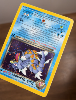 Pokemon 2000 Team Rocket Dark Gyarados 8/82 Unlimited English LP - Image 3