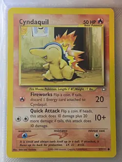 Cyndaquil (57), Pokemon Common Neo Genesis 057/111 MP - Image 1