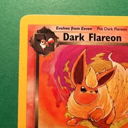 Pokemon TCG Dark Flareon 1st Edition Team Rocket 35/82 Uncommon Non-Holo NM - Image 2