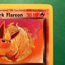Pokemon TCG Dark Flareon 1st Edition Team Rocket 35/82 Uncommon Non-Holo NM - Image 3