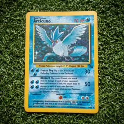 Pokemon Articuno 2/62 Fossil Holo LP Rare Unlimited 1999 Wizards WOTC - Image 1