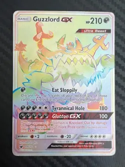 Pokemon TCG Guzzlord GX Crimson Invasion 116/111 Holo Secret Rare MP/HP - Image 1