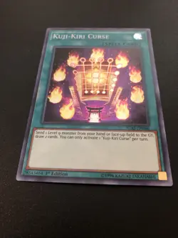 YUGIOH KUJI-KIRI CURSE - SUPER RARE | IGAS-EN066 1st edition - Image 1