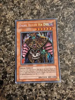 Yugioh Dark Ruler Ha Des - MC1-EN006 - Limited Secret Rare - MP - Image 1