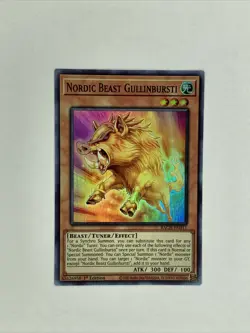 Yu Gi Oh Nordic Beast Gullinbursti (BACH-EN011) 1st Edition (NM) - Image 1