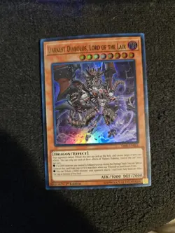 SR06-EN001 Darkest Diabolos, Lord Of The Lair Ultra Rare 1st Edition Yugioh - Image 1
