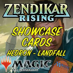 MTG Zendikar Rising HEDRON Showcase Frame LANDFALL Cards NM/M - Image 1