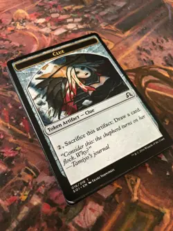 Magic the Gathering Shadow Over Innistrad Clue Token Card Bundle Lot - 14 Cards - Image 1