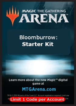 MAGIC MTG MTGA ARENA CODE CARD BLOOMBURROW STARTER KIT - 2 DECKS - Image 1