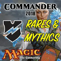 Magic the Gathering MTG Commander 2018 C18 Mythic Rares & Rare Cards NM/M - Image 1