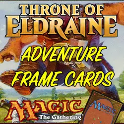 Magic the Gathering MTG Throne of Eldraine ELD Adventure Frame Cards NM/M - Image 1
