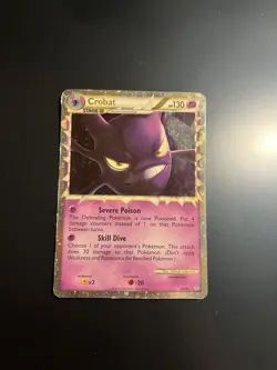 Crobat Prime Unleashed Holo Ultra Rare Card 84/95 - Image 1