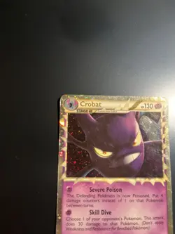 Crobat Prime Unleashed Holo Ultra Rare Card 84/95 - Image 2