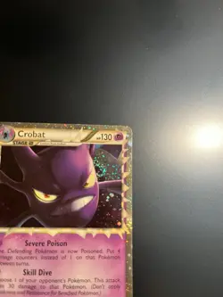 Crobat Prime Unleashed Holo Ultra Rare Card 84/95 - Image 3