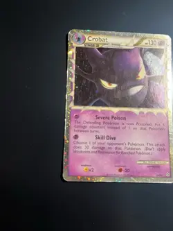 Crobat Prime Unleashed Holo Ultra Rare Card 84/95 - Image 4