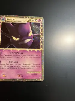 Crobat Prime Unleashed Holo Ultra Rare Card 84/95 - Image 5