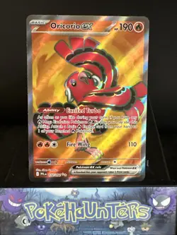 Pokemon Card Oricorio Ex 110/094 Phantasmal Flames Full Art Holo Rare NM - Image 1