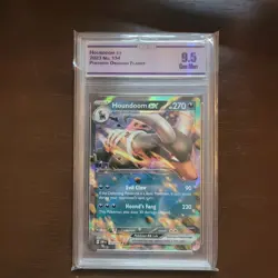 2023 Pokemon Obsidian Flames Houndoom Ex CC&G Graded 9.5 Card 134/197 PSA SGC NR - Image 1
