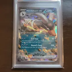 2023 Pokemon Obsidian Flames Houndoom Ex CC&G Graded 9.5 Card 134/197 PSA SGC NR - Image 4