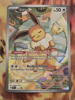 Eevee - 173 (Pokemon Center Exclusive) 173 Sv: Scarlet & Violet Promo Cards Holo - Image 1