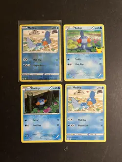 4 Mudkip Pokemon Card Collection Reverse Holo XY SWSH PTCG - Image 1