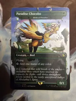 Paradise Chocobo Birds of Paradise (Borderless) (Foil) FINAL FANTASY P 0483 MTG - Image 1