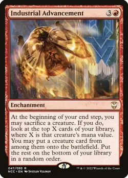 MTG RARE REGULAR - NCC: NM - INDUSTRIAL ADVANCEMENT 047/093 - Image 1