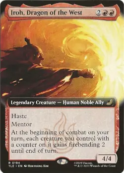 Iroh Dragon of the West Avatar The Last Airbender Rare R 0194 - Image 1