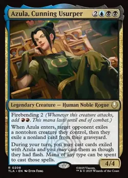 Azula, Cunning Usurper - Foil TLA NM MTG - Image 1