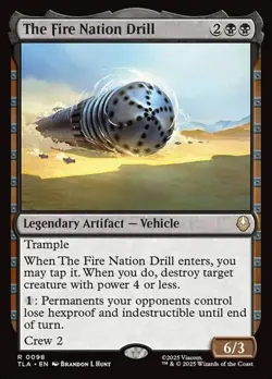 The Fire Nation Drill - Foil TLA NM MTG - Image 1