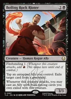 Boiling Rock Rioter - Foil TLA NM MTG - Image 1