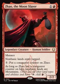 Zhao, the Moon Slayer - Foil TLA NM MTG - Image 1