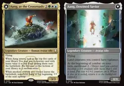 Aang, at the Crossroads // Aang, Destined Savior - Foil TLA NM MTG - Image 1