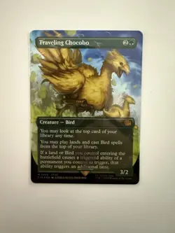 Traveling Chocobo (Borderless) (Chocobo Track Foil) Final Fantasy Foil - Image 1