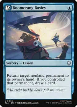 Boomerang Basics MTG - Avatar: The Last Airbender - NM 0046 - Image 1