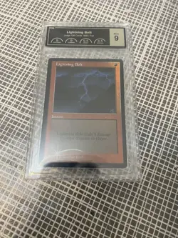 Magic (MTG) Lightning Bolt Judge Promo 1998 PCG 9.0 - Image 1