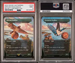 PSA 9 MTG African European Swallow Birds Of Paradise FOIL Monty Python SL 1675 - Image 1