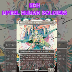 EDH - Myrel Human Soldier Tribal, MTG Commander Deck, Secret Lair, Bracket 2 - Image 1